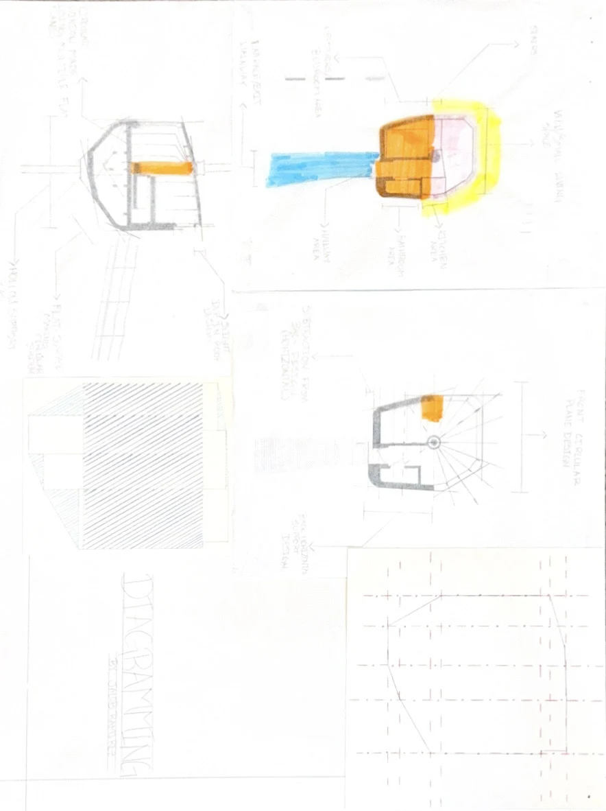 Woodnest Cabin — Section Study — The Woodland Cabin Site Analysis, image 1