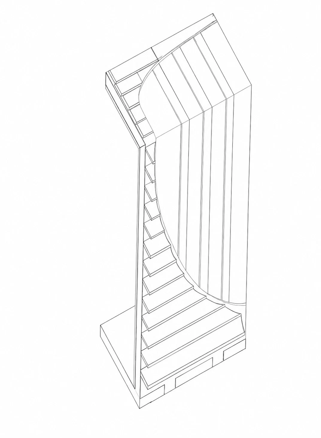 Woodnest Cabin — Section Study — Modification Drawing Process, image 2