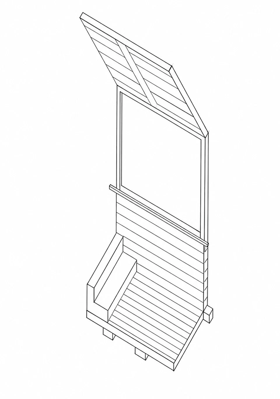 Woodnest Cabin — Section Study — Modification Drawing Process, image 4