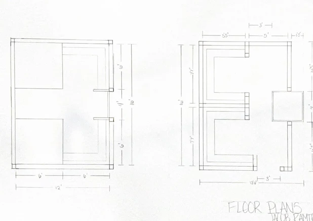Campus Hang-out Space — Design Process Top Down Site Plan, image 2