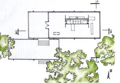 Farnsworth House — Section Edit — Repetition Linear, image 7