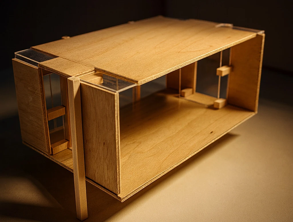 Farnsworth House — Section Edit — Design Modification Before After, image 6