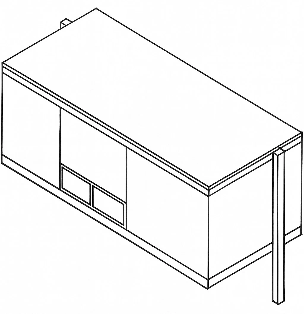 Farnsworth House — Section Edit — Final Design, image 1