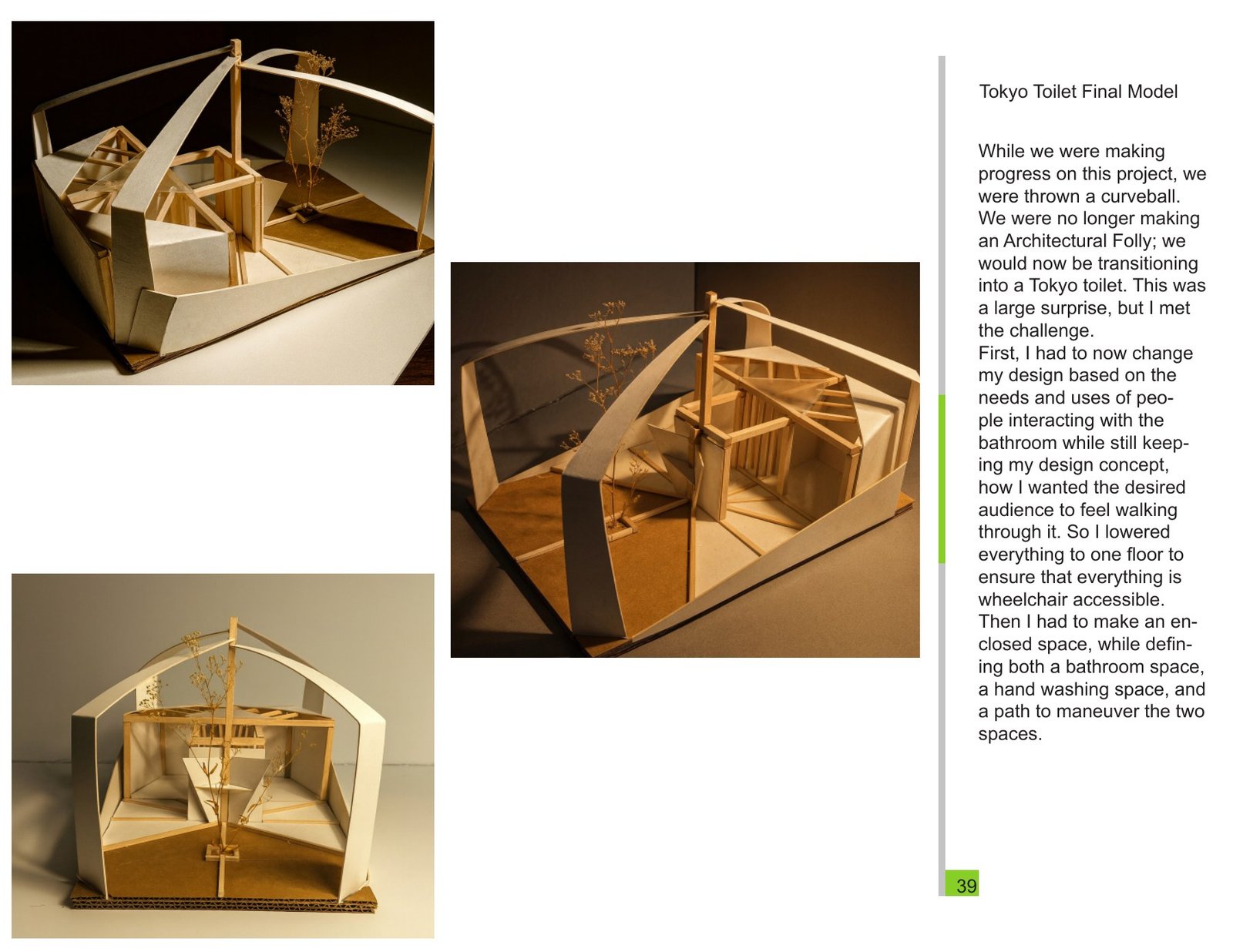 Original portfolio sheet 39