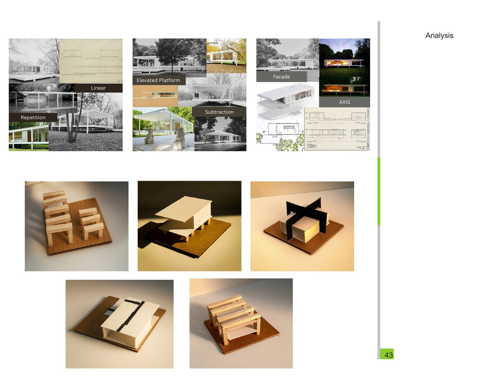 Original portfolio sheet 43