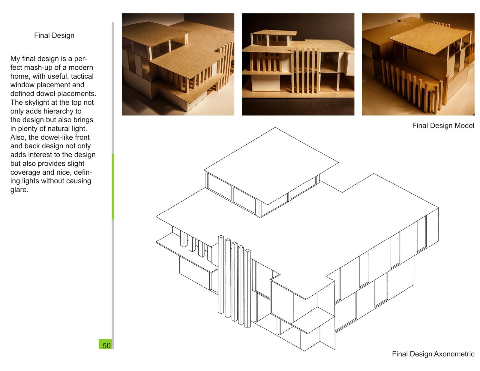 Original portfolio sheet 50